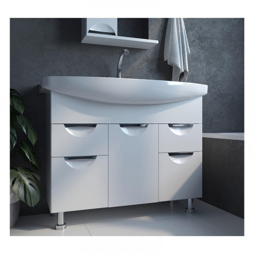 Тумба под раковину Mixline Этьен 105 542411 цвет Белый