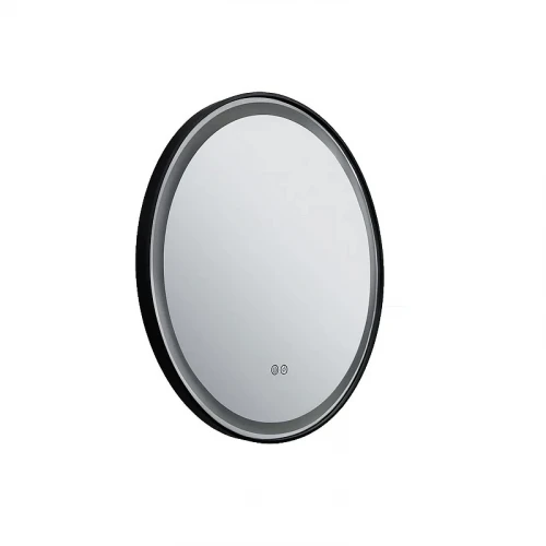 Зеркало Azario Брэд 60 АZ-LED012225 с подсветкой цвет Черный матовый с сенсорным выключателем