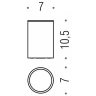 Стакан для зубных щеток Colombo Design Plus W4941.OM Золото матовое
