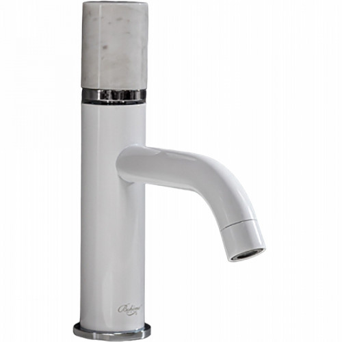 Смеситель для раковины Boheme Stick 121-W-MR-WHITE Белый латунь