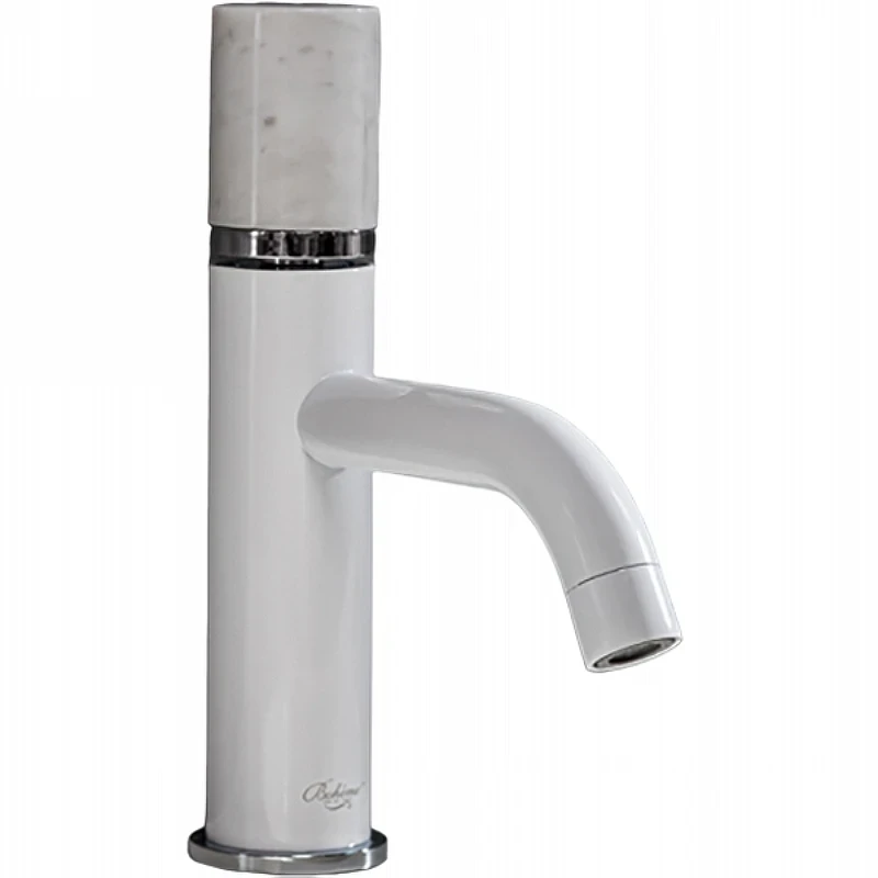 Смеситель для раковины Boheme Stick 121-W-MR-WHITE Белый латунь