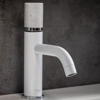 Смеситель для раковины Boheme Stick 121-W-MR-WHITE Белый латунь