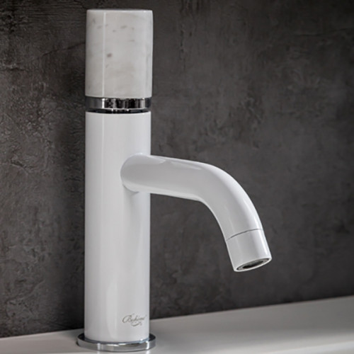 Смеситель для раковины Boheme Stick 121-W-MR-WHITE Белый латунь