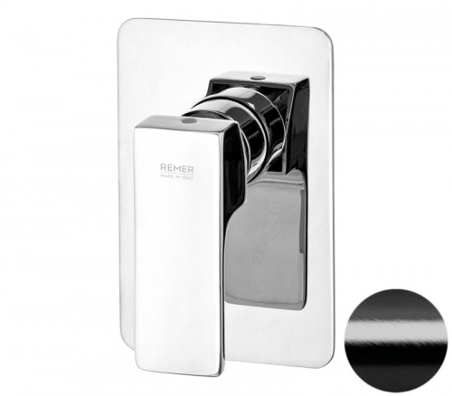 Смеситель для душа Remer Absolute AU30CFP цвет Черный брашированный хром