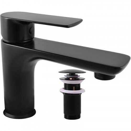 Смеситель для раковины Rav Slezak Vltava VT427.5KCMAT Черный матовый латунь