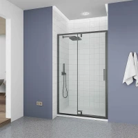 Душевая дверь Veconi Ottimo 120 OP20GR-120-01-C9 профиль Графит брашированный стекло прозрачное