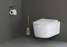 Держатель туалетной бумаги Kludi Vela R 58971N0 Золото брашированное