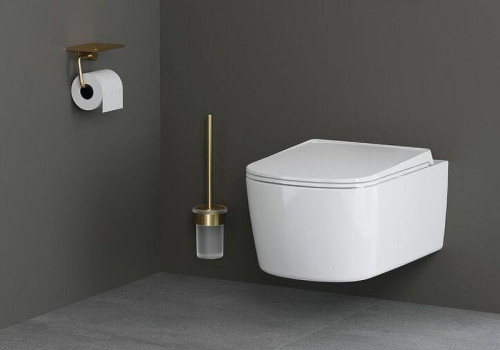 Держатель туалетной бумаги Kludi Vela R 58971N0 Золото брашированное