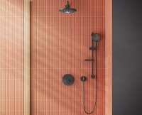 Душевой гарнитур Vitra Bliss A4574336EXP Черный матовый латунь на стену