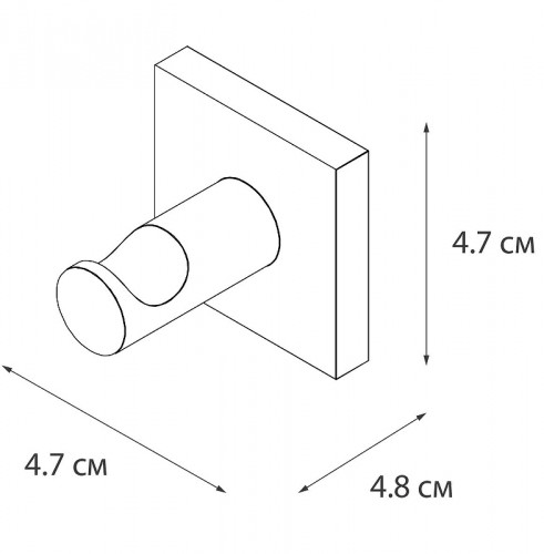 Крючок Fixsen Lux Satin FX-16005 Сатин