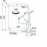 Смеситель для кухни Franke Atlas Neo 115.0550.427 Черный матовый