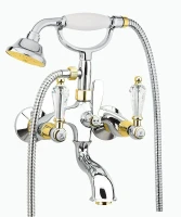Смеситель для ванны Fiore Gioielli 08CO0600 цвет Хром Золото