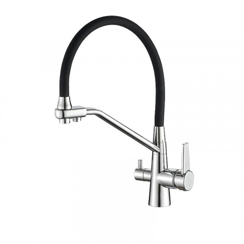 Смеситель для кухни Fashun A4382-7 цвет Хром Черный