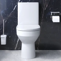 Комплект унитаза компакт AM.PM Spirit CK70DC с бачком с сиденьем Микролифт и аксессуарами для ванной комнаты фарфор напольный