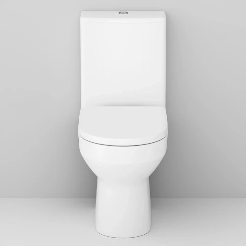 Комплект унитаза компакт AM.PM Spirit CK70DC с бачком с сиденьем Микролифт и аксессуарами для ванной комнаты фарфор напольный