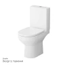 Комплект унитаза компакт AM.PM Spirit CK70DC с бачком с сиденьем Микролифт и аксессуарами для ванной комнаты фарфор напольный