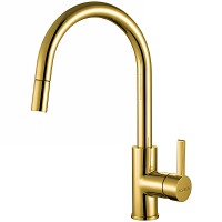 Смеситель для кухни Alveus Tesla-P Monarch Gold 1129050 Золото латунь