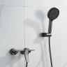 Смеситель для душа Shevanik S4716T цвет Оружейная сталь