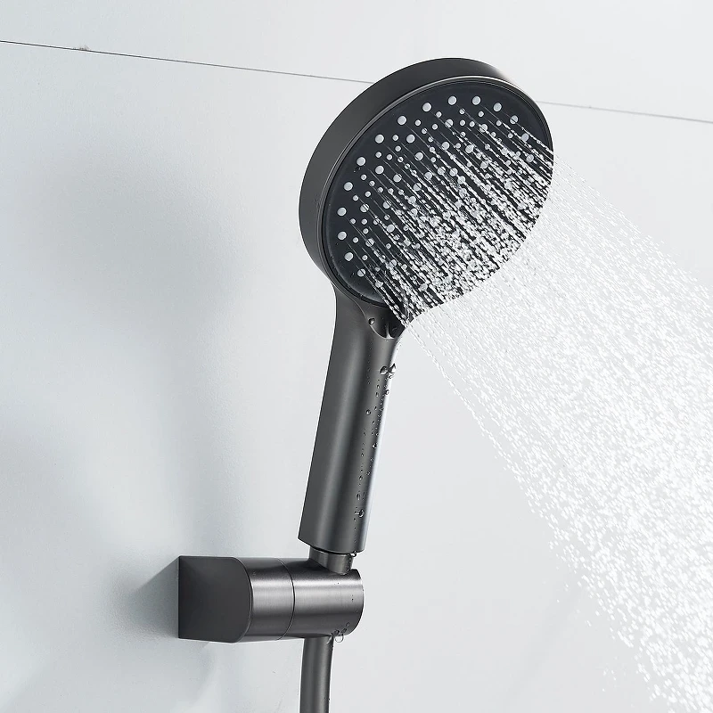 Смеситель для душа Shevanik S4716T цвет Оружейная сталь