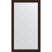 Зеркало Evoform Exclusive-G Floor 204х114 BY 6370 с гравировкой в багетной раме - Темный прованс 99 мм стекло