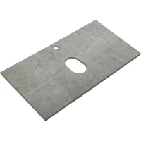 Столешница под раковину BelBagno 80 KEP-80-MGL Marmo Grigio Lucido искусственный камень (литьевой мрамор)
