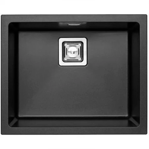 Кухонная мойка Alveus Granital+ Quadrix 50 Twilight G05M 560x460x200 1108038 Черная искусственный камень (литьевой мрамор) встраиваемая сверху, встраиваемая снизу