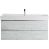Тумба под раковину Cezares Molveno 46 120 MOLVENO 46-120-2C-SO-LB подвесная Legno Bianco МДФ / ЛДСП