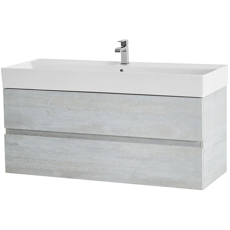 Тумба под раковину Cezares Molveno 46 120 MOLVENO 46-120-2C-SO-LB подвесная Legno Bianco МДФ / ЛДСП
