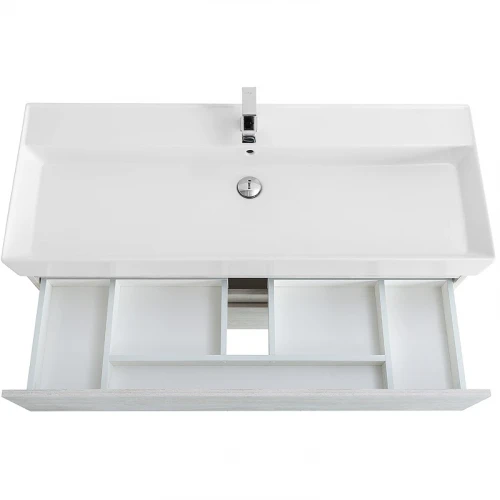 Тумба под раковину Cezares Molveno 46 120 MOLVENO 46-120-2C-SO-LB подвесная Legno Bianco МДФ / ЛДСП