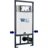 Комплект унитаза с инсталляцией WeltWasser MARBERG 507 + BAARBACH 004 GL-WT + MAR 507 RD GL-WT 10000010358 цвет Белый глянцевый с сиденьем Микролифт и клавишей смыва цвет Белый глянцевый
