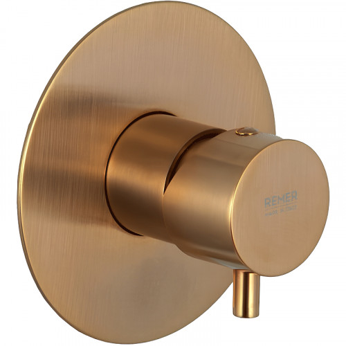 Смеситель для душа Remer Minimal Thermo NT30VO с термостатом Медь латунь встраиваемый