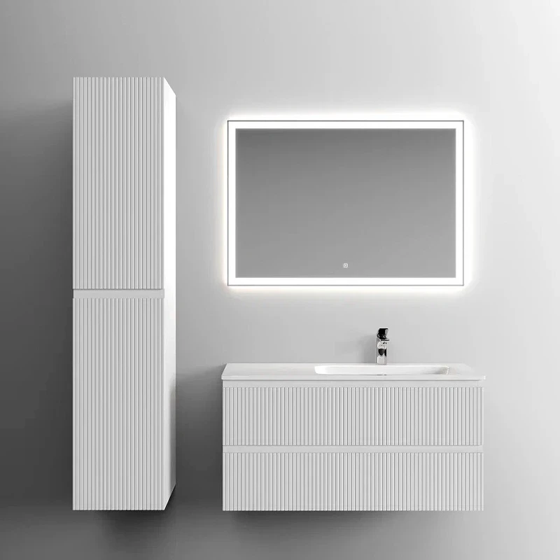Тумба под раковину Sancos Snob T 100 R SNT100RW подвесная Bianco МДФ / ЛДСП