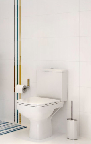 Унитаз компакт Cersanit Colour S-KO-COL011-3/5-COn-DL-w с бачком и сиденьем Микролифт фарфор напольный