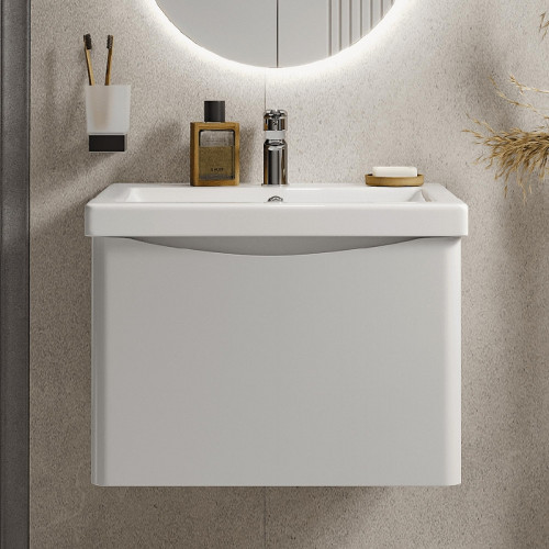 Тумба под раковину Vigo Glem 70 336 подвесная цвет Белый