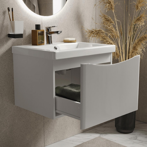 Тумба под раковину Vigo Glem 70 336 подвесная цвет Белый
