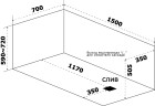 Акриловая ванна Bas Аякс 150x70 В 00127 без гидромассажа