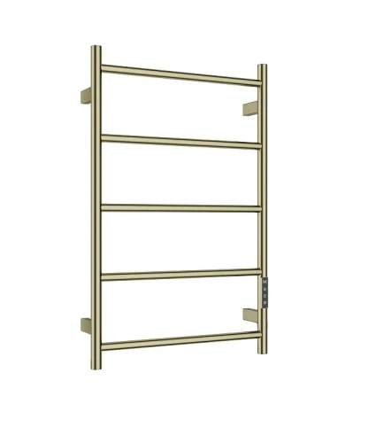 Электрический полотенцесушитель AQUAme 74х48 AQM3125BG цвет Шлифованное золото
