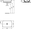 Раковина-чаша Ideal Standard Connect Air 60 E034801 Euro White фарфор накладная