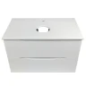 Тумба с раковиной Bond Cube 80 T05805-S15590 подвесная цвет Белый матовый