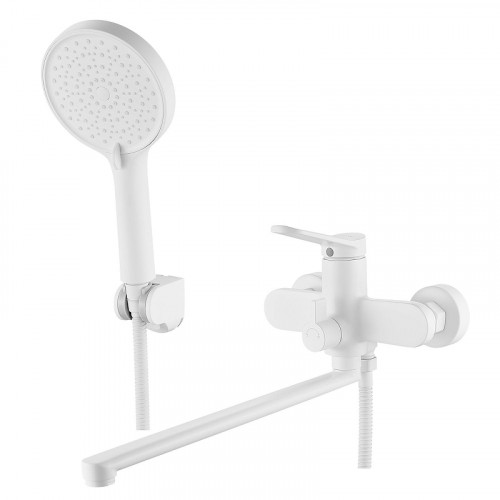 Смеситель для ванны Shevanik S43C S4322C универсальный цвет Белый