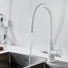 Смеситель для кухни Shevanik S668C цвет Белый