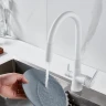 Смеситель для кухни Shevanik S668C цвет Белый