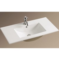 Раковина WeltWasser Deilbach 7506 90 10000003903 Белый глянец фаянс полувстраиваемая