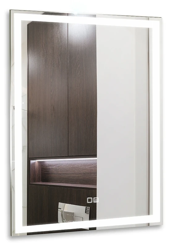 Зеркало AQUAme AQM9105 60 с подсветкой с сенсорным выключателем с подогревом и диммером