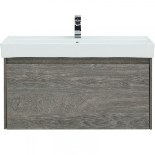 Тумба под раковину Aquanet Nova Lite 100 242579 подвесная Дуб рошелье МДФ / ЛДСП