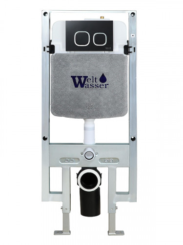 Инсталляция WeltWasser WW Amberg 497 ST BL 10000008222 с клавишей смыва цвет Черный