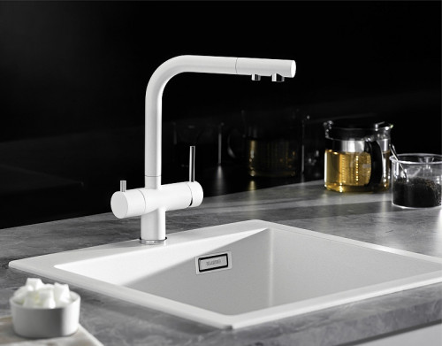 Смеситель для кухни Blanco Fontas II 525141 Белый латунь