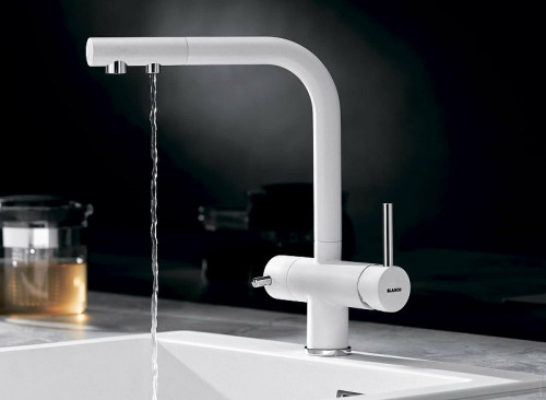 Смеситель для кухни Blanco Fontas II 525141 Белый латунь