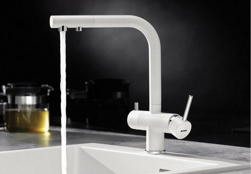 Смеситель для кухни Blanco Fontas II 525141 Белый латунь