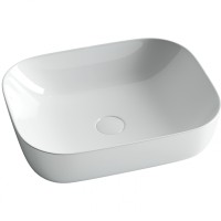Раковина-чаша Ceramicanova Element 50 CN6008 Белая фарфор накладная